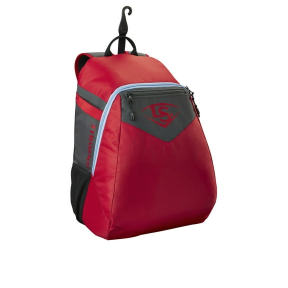 Louisville Slugger Genuine V2 Baseball/Softball Bat Bag - Holds up to 2 Bats, Scarlet
