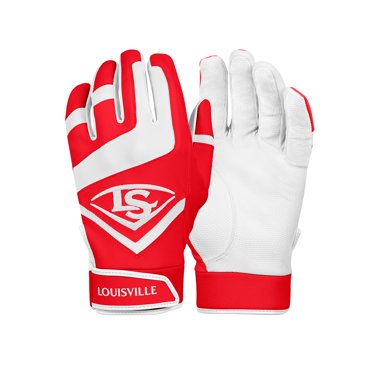 Louisville Slugger Adult Batting Gloves - Medium Black Baseball & Softball Hitting Gloves