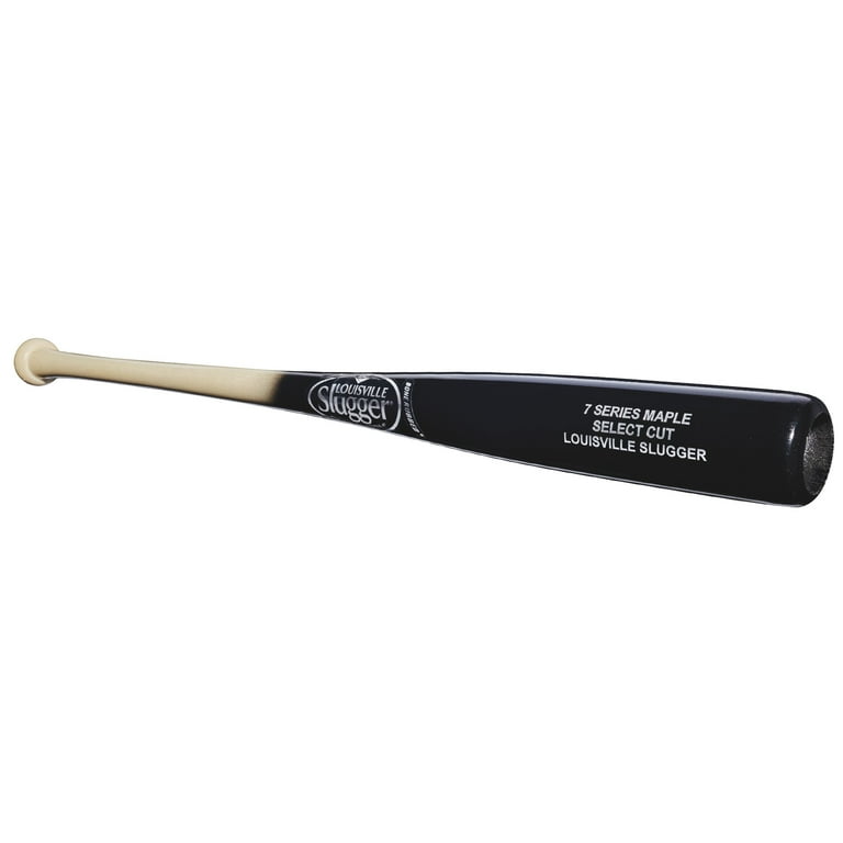 Louisville Slugger WBCMI13-BN MLB Authentic Cut Maple I13 Unfinished Black  33 Wood Baseball Bat