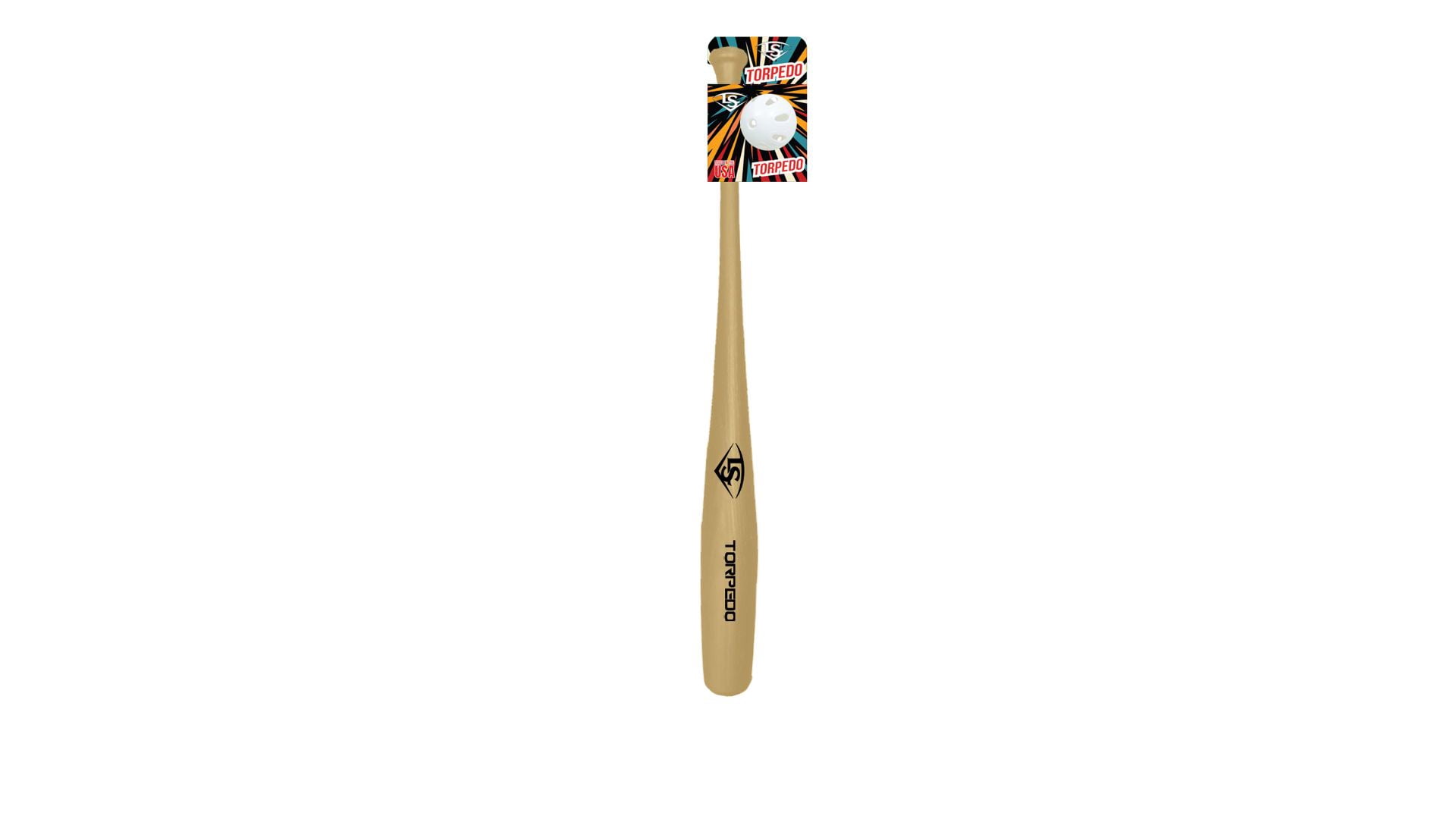 Louisville Slugger Torpedo Plastic Bat and Ball Set, Backyard