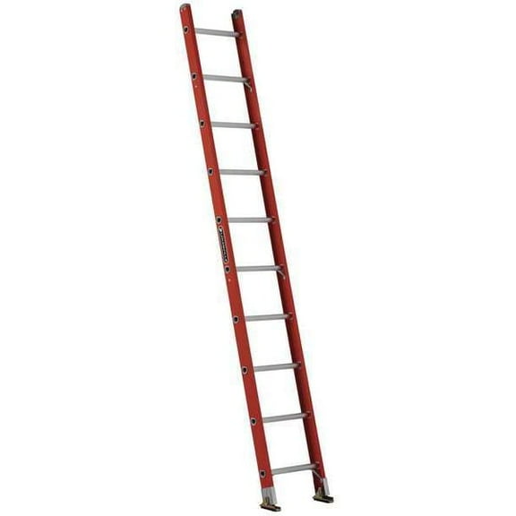 Louisville Straight Ladder,10 ft.,300 lb.,Fg FE3110
