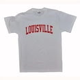 thumbnail image 1 of Louisville T-shirt - Big And Bold Print, White, 1 of 1
