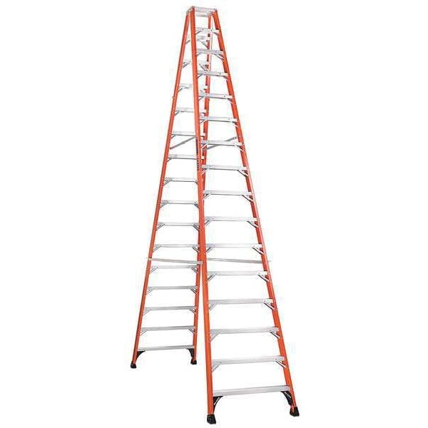 Louisville Twin Stepladder,Fbrgls,IAA,16ft,FM1400HD FM1416HD