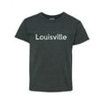 thumbnail image 1 of Louisville Unisex Youth Kids T-Shirt Tee Clothing Youth X-Large Dark Heather, 1 of 5