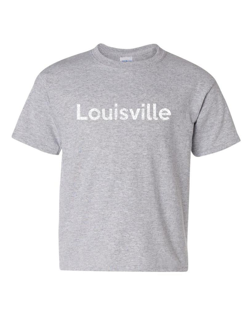 Louisville Unisex Youth Kids T-Shirt Tee Clothing Youth Large