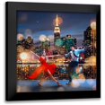thumbnail image 1 of Loumer, Dianne 12x12 Black Modern Framed Museum Art Print Titled - Dancin in the Moonlight (detail), 1 of 5