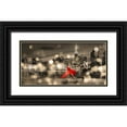 thumbnail image 1 of Loumer, Dianne  14x9 Black Ornate Wood Framed with Double Matting Museum Art Print Titled - Dancin in the Moonlight (BW), 1 of 4
