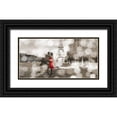thumbnail image 1 of Loumer, Dianne  32x18 Black Ornate Wood Framed with Double Matting Museum Art Print Titled - Boulevard of Trees  (detail, BW), 1 of 4