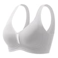 thumbnail image 1 of Lounge Bras Women Ladies Comfort Unpadded Lace Underwear Adjustable Breathable Underwire Bra Cotton Bras Women Grey M, 1 of 4