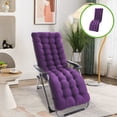 thumbnail image 1 of Lounge Chair Cushion,Outdoor Lounge Chair Cushions,Seat Cushions,Lounge Chair Cushion,Cushions for Outdoor Furniture,Patio Cushions Chaise Outdoor Mattress Recliner Quilted Thick(Purple), 1 of 6