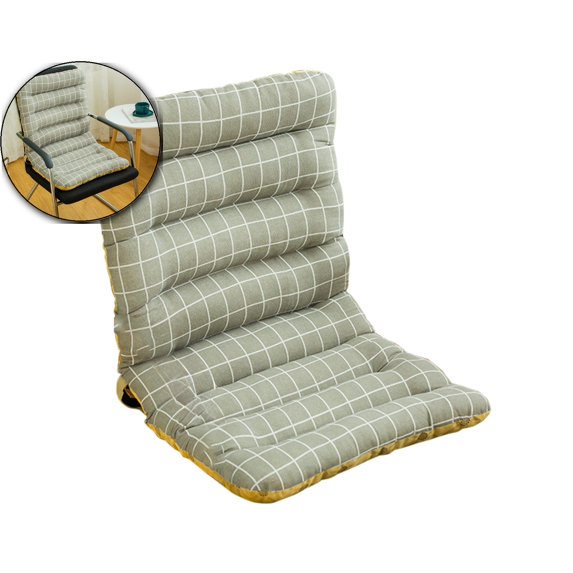 Lounge Chair Cushion Pad, Sun Lounger Cushion Pad, Patio Recliner Chair Cushions, Thickened Seat and Backrest Cushion for Dining Office Chair