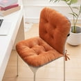 thumbnail image 1 of Lounge Chair Cushions, One-Piece Seat and Back Cushion, Attached Backrest Pad for Office Chair and Dining Chair, Lumbar Support for Back Pain Relief, Non-Slip for Daily Use, 1 of 6