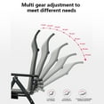 Lounge Chair Patio Folding Lawn Chairs High Back Camping w/ Retractable