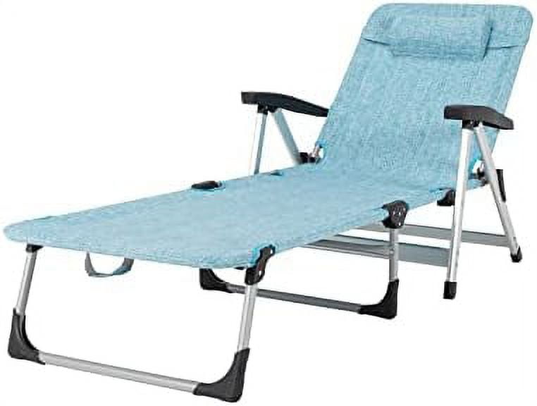Lounge Chairs For Outside, TriFold Chaise Lounge With 7 Level