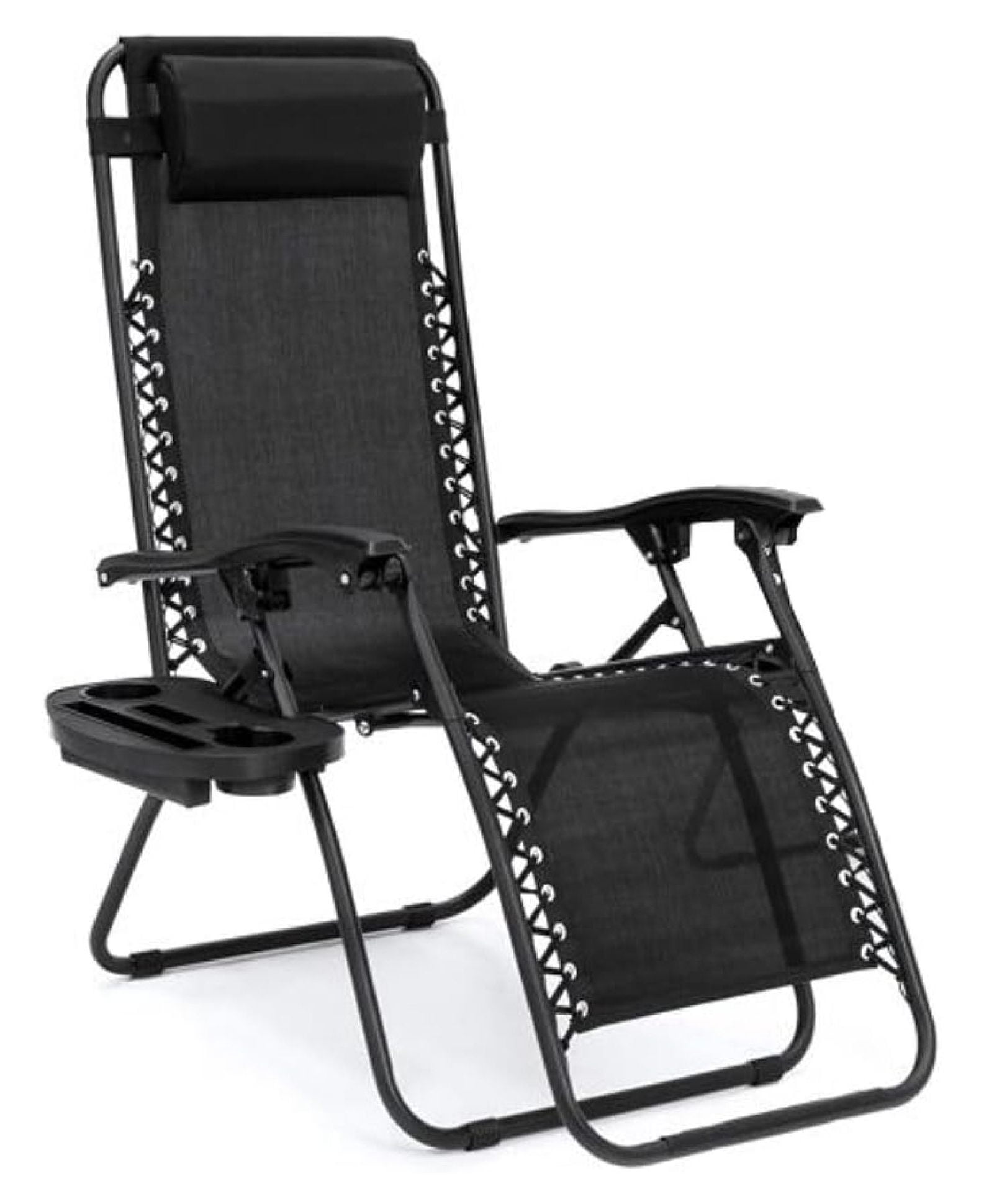 Lounge Chairs Outdoor Adjustable Reclining Patio Chair Steel Mesh ...