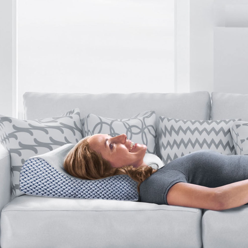 Cooling Gel Memory Foam Contour Pillow with Hypoallergenic Cover
