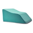 thumbnail image 1 of Lounge Doctor Elevating Leg Rest Pillow, Tall, 18 in. Wide, Turquoise, Uniquely Designed Incline Wedge for Vein Circulation, Leg Swelling, Lymphedema, Leg and Back Pain, Relaxation, 1 of 5