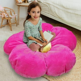 Extra Large Floor Cushion With Handle Machine Washable 100% Cotton Striped  Quilted Seat Pad Water Repellent Floor Lounger Pillow 