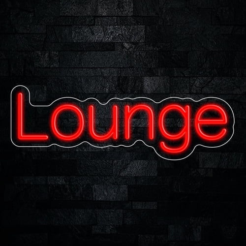Lounge LED Neon Sign 21"L x 7"H #33244
