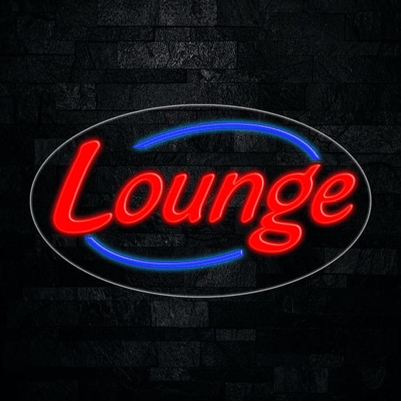 Lounge LED Neon Sign 28"L x 16"H #34242