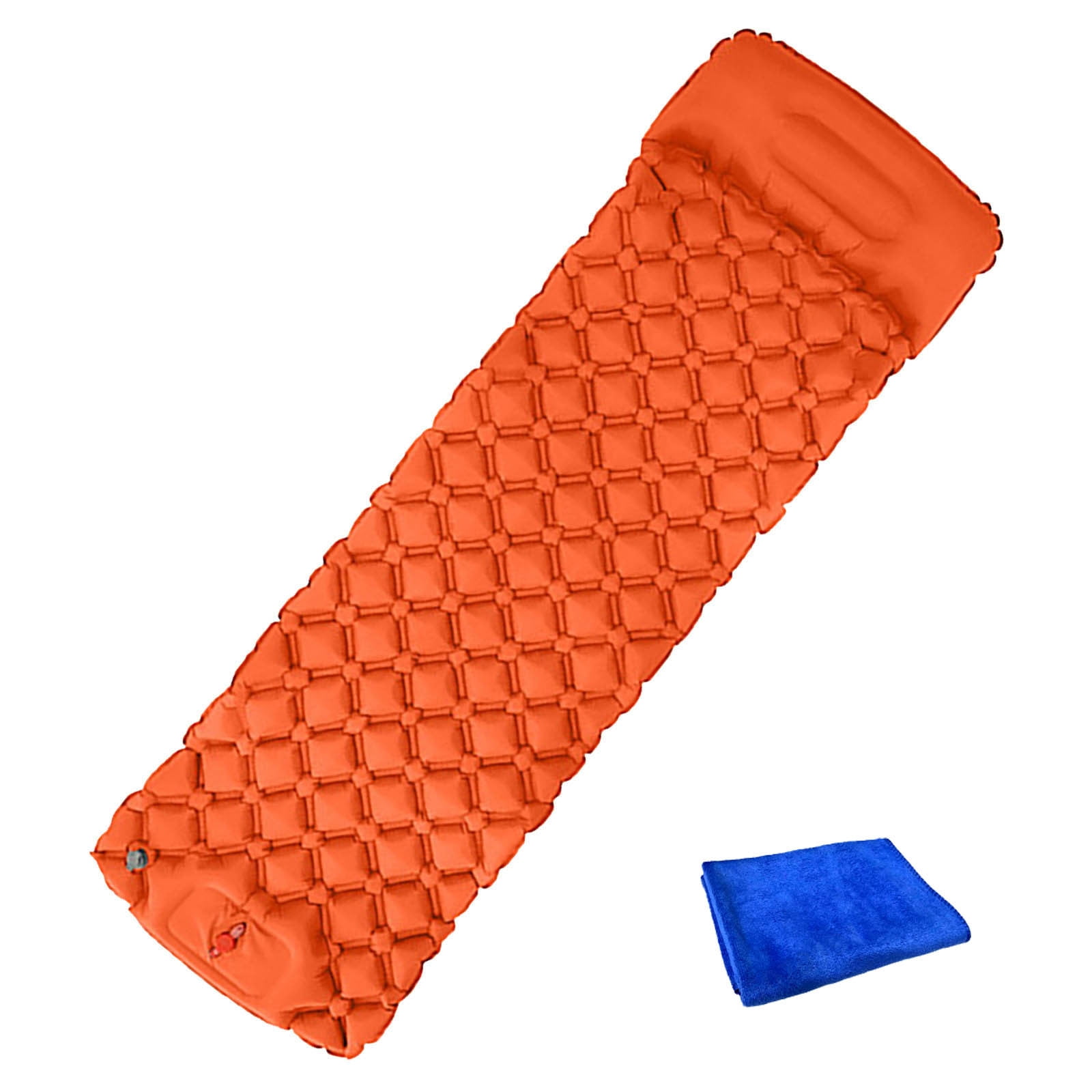Lounge Mat - Your Portable Chill Zone, Thick Memory Foam Sleeping Pad for Camping, Self Inflating Travel Air Mattress with Pump, Lightweight Portable Car Tent Bed for Outdoor Backpacking