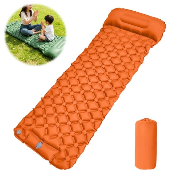 Lounge Mat,Sleeping Pad,Ultralight Inflatable Sleeping Pad For Camping with Thick Foot Compact Built-in Pump,Extra Ca Pillow mattress self pad nemo Portable zone self with mattress portable ma