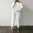 thumbnail image 1 of Lounge Outfits Sets For Women 2 Piece Fashion Loose Solid Long Sleeve Casual Two Piece Set, 1 of 6
