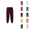 thumbnail image 1 of Sweatpants for Men 2025 Fall Winter Drawstring Straight Leg Joggers with Pockets Mens Casual Pants Trousers, 1 of 3