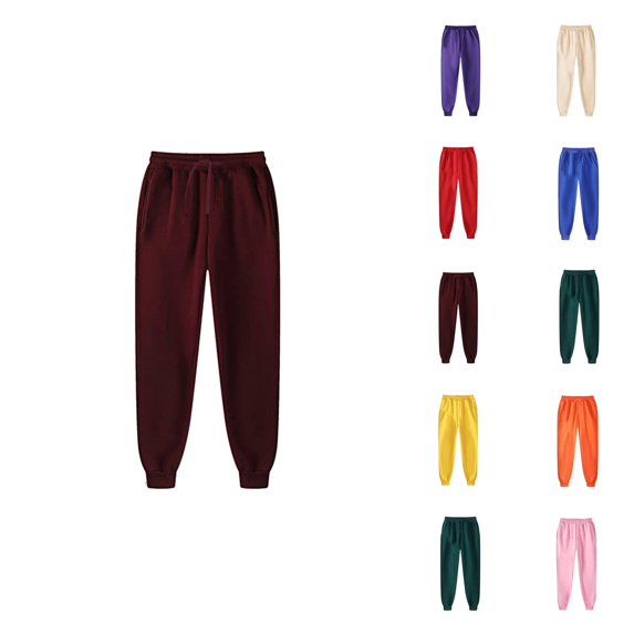 Sweatpants for Men 2025 Fall Winter Drawstring Straight Leg Joggers with Pockets Mens Casual Pants Trousers