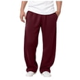 thumbnail image 1 of Lounge Pants Men Sweat Pants For Mens Men's Baggy Sweatpants Wide Leg Lounge Sweat Pants with Pockets, 1 of 5