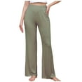 thumbnail image 1 of Lounge Pants Women Sevevn Women's Comfy Stretch Wide Leg Lounge Casual Pants Pajamas Bottoms with Pockets, 1 of 3