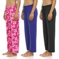 thumbnail image 1 of Lounge Pants for Women 3 Pack Sleep Casual Sleep Bottom Pajama Pants Set C, Small, 1 of 7