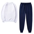 thumbnail image 1 of Lounge Sets for Women 2 Piece Fall Fashion Long Sleeve Crewneck Pullover Sweatshirts Jogger Pant Sweatsuits Tracksuit, 1 of 4