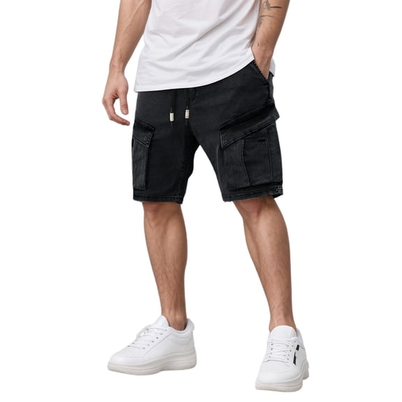 Lounge Shorts – 9 Inch Inseam for Men Men's Casual Shorts For Daily Wear Loose Fit For Comfort Ideal For Spring Season Versatile For T Shirt Pairing For Everyday Activities