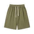 thumbnail image 1 of Lounge Shorts Mens Light Weight Shorts Gym Shorts Mens Mens Athleisure Shorts Mens Shorts Casual Short Pants for Men Men Shorts Clearance Sale, Army Green, S, 1 of 8