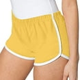 thumbnail image 1 of Lounge Shorts Women, Audhol Women's 2024 Hot Shorts Solid Color 2 Set Hot Shorts Low Waist Slimming Versatile Comfortable Showing Long Legs Beach Yoga Sports Shorts Womens Lounge Shorts Yellow L, 1 of 3