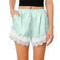 thumbnail image 1 of Lounge Shorts For Women Lace Trim Lounge High Waisted Road Trip Polished Summer Daily Wear Clean Street To Resort Look Daily Outfit Travel Style Weekend Ready, 1 of 6