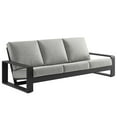 thumbnail image 1 of Lounge Sofa, Gray, Aluminum, Outdoor Patio Balcony Cafe Bistro Garden Hospitality Restaurant, Modern Contemporary, HB37967, 1 of 9