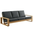 thumbnail image 1 of Lounge Sofa, Natural Dark Gray, Aluminum, Wood, Outdoor Patio Balcony Cafe Bistro Garden Hospitality Restaurant, Modern Contemporary, HB37957, 1 of 8