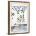thumbnail image 1 of Lounge by the Pool Framed Painting Print, 1 of 6