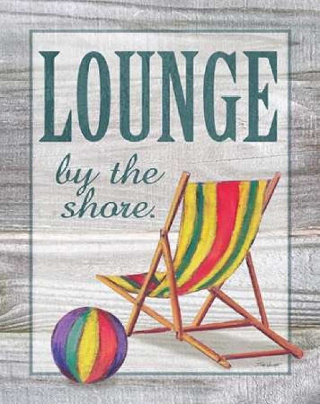 Lounge by the Shore Canvas Art - Todd Williams (22 x 28)