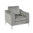 thumbnail image 1 of Lounge sofa with armrests that can be assembled,Convertible Sectional Corduroy Sofa,Gray, 1 of 6