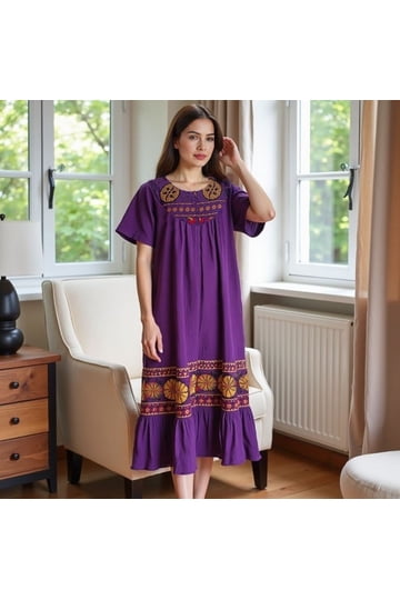 purple african print dresses Purple African Print High Low Dress
