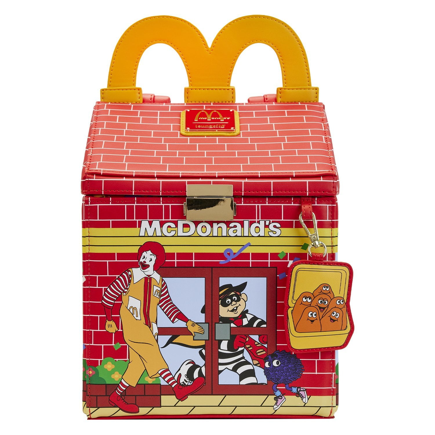 McDonald's Happy Meal Red Vegan Leather Mini Backpack