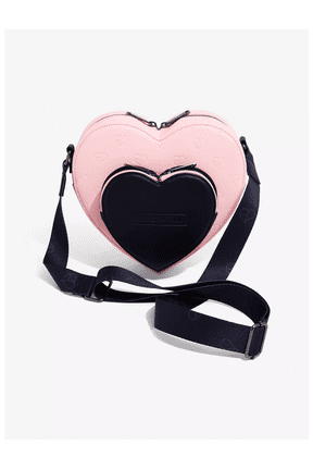 BLACKPINK All-Over Print Heart Shaped Crossbody Bag