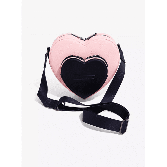 Loungefly BLACKPINK All-Over Print Heart Shaped Crossbody Bag