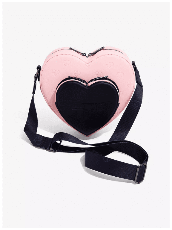 BLACKPINK All-Over Print Heart Shaped Crossbody Bag