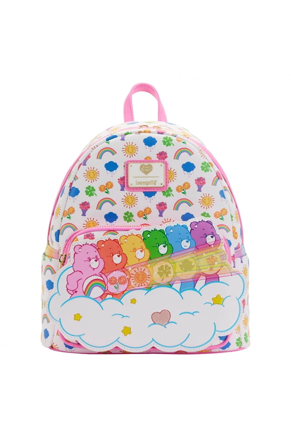 Loungefly Care Bears Stare Rainbow Womens Double Strap Shoulder Bag Purse