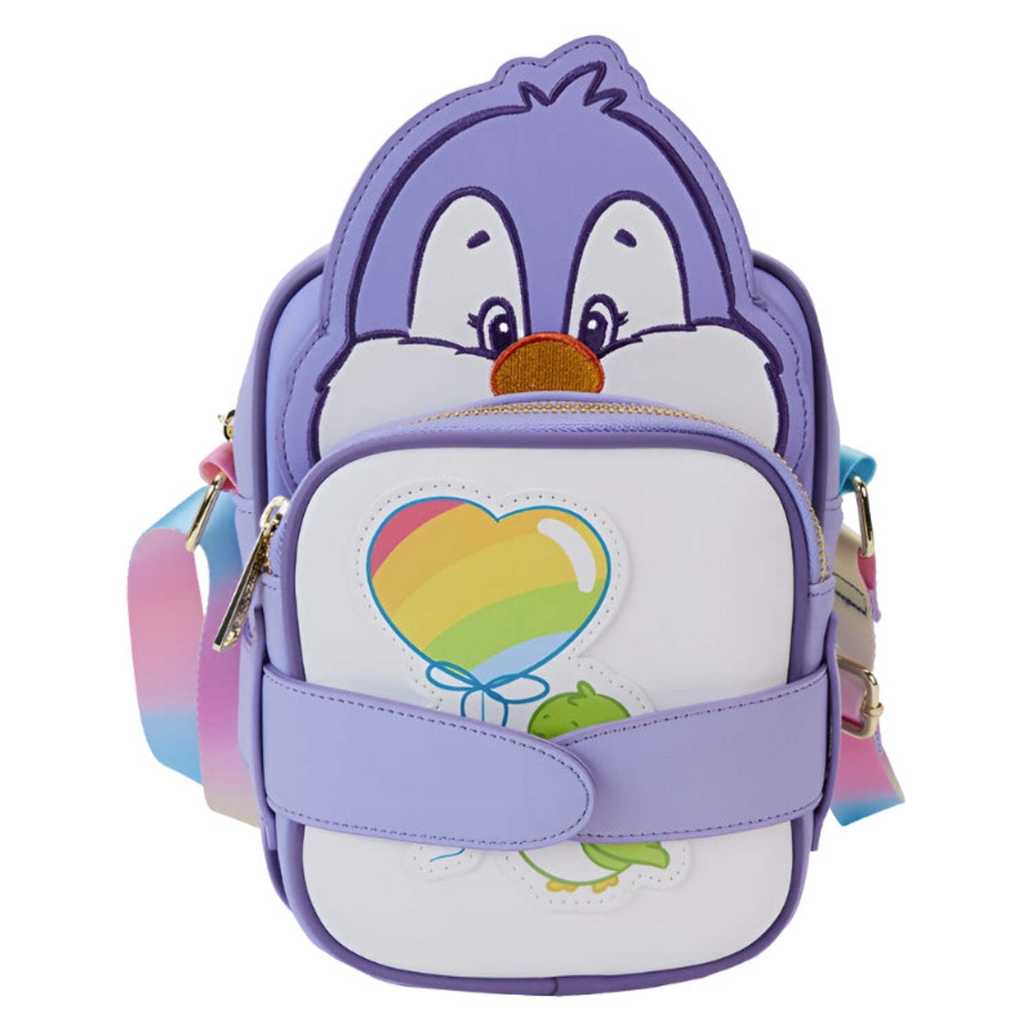 Loungefly Care Bears Cousins Zip-Around Wallet - 6x4 Inches, Vegan Leather