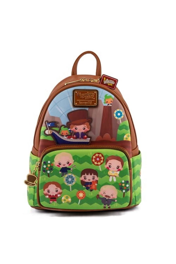 Charlie and the Chocolate Factory Wonka 50th Anniversary Womens Double Strap Shoulder Bag Purse